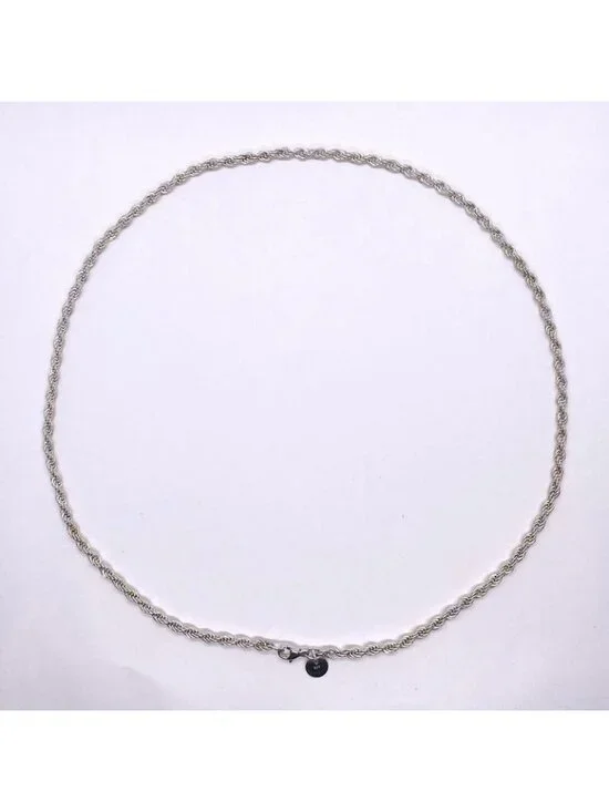 Tiffany & Co Twist Loop Chain Necklace 925 Sterling Silver - Picture 4 of 9